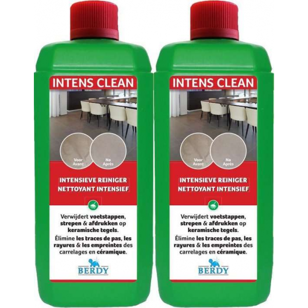Berdy - Voordeelpack Intens Clean - Sterke intensiefreiniger - KERAMISCHE TEGELS - Berdy - 2L Berdy - Voordeelpack Intens Clean - Sterke intensiefreiniger - KERAMISCHE TEGELS - Berdy - 2L