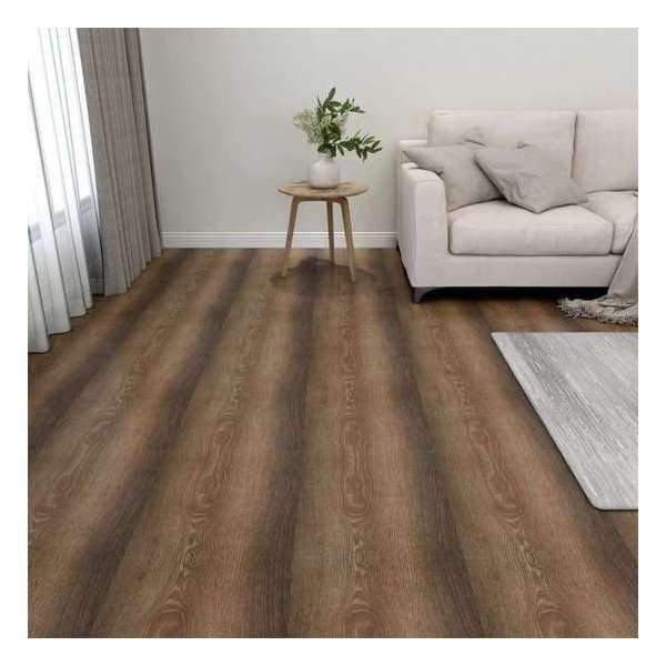 vidaXL Vloerplanken 20 st zelfklevend 1,86 m² PVC bruin VDXL_330150 vidaXL Vloerplanken 20 st zelfklevend 1,86 m² PVC bruin VDXL_330150