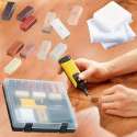 Complete Laminaat Reparatieset - Repair Kit - Reparatie Set Voor Laminaat & Parket Vloeren - Met 11 Wax Staven