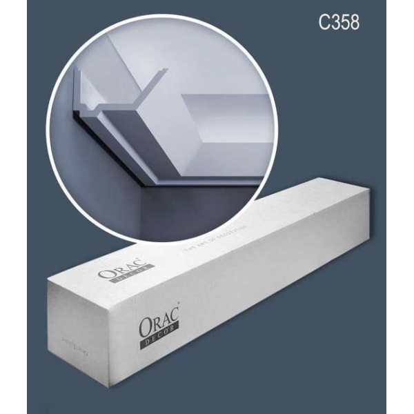 1 doos 12 Sierlijsten Origineel Orac Decor C358 LUXXUS Plafondlijsten Kroonlijsten voor indirecte verlichting 24 m 1 doos 12 Sierlijsten Origineel Orac Decor C358 LUXXUS Plafondlijsten Kroonlijsten voor indirecte verlichting 24 m