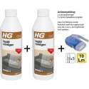 HG tapijtreiniger 500 ml - 2 stuks - Gratis Knijpkat - Gratis Zaklamp