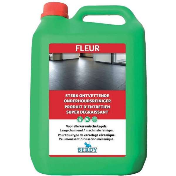 Fleur - Sterk ontvettende reiniger KERAMISCHE TEGELS - Berdy - 5 L Fleur - Sterk ontvettende reiniger KERAMISCHE TEGELS - Berdy - 5 L