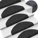 Trapmat trapbekleding trap set 15 zwart zelfklevend plakmat plakken 54x16x4cm