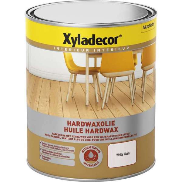 Xyladecor Hardwax Parketolie - White Wash - 0.75L Xyladecor Hardwax Parketolie - White Wash - 0.75L