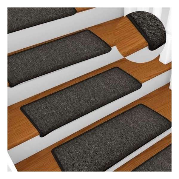 vidaXL Trapmatten 15 st 65x25 cm antraciet VDXL_134567 vidaXL Trapmatten 15 st 65x25 cm antraciet VDXL_134567