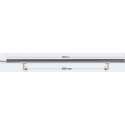 Roestvrij stalen leuning, trapleuning 90 cm - trap leuning rvs geborsteld - met houders - 900 mm - Multistrobe