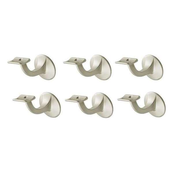 6 Stuks Hermeta Leuninghouders Hol M8 Alu F2 3501-02 6 Stuks Hermeta Leuninghouders Hol M8 Alu F2 3501-02