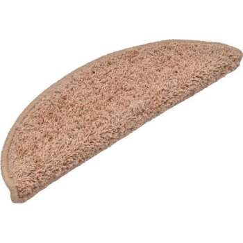 vidaXL 15 st Trapmatten 56x20 cm beige