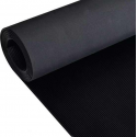 Rubberen anti-slip vloermat 5x1m fijn geribbeld