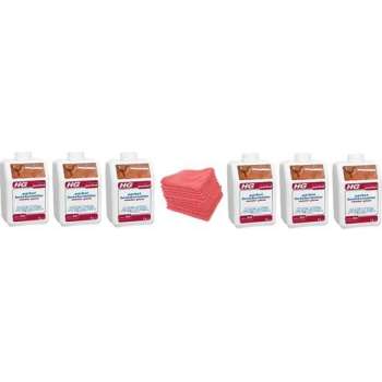 HG parket beschermfilm zonder glans (HG product 52) Doos 6 Stuks + 10 Microvezeldoeken