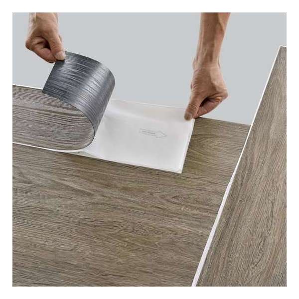 PVC laminaat zelfklevend set van 42 Canadian oak 5,85 m² PVC laminaat zelfklevend set van 42 Canadian oak 5,85 m²