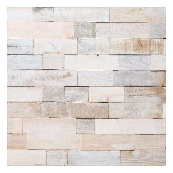 WoWood Plakhout mix - waas wit WoWood Plakhout mix - waas wit