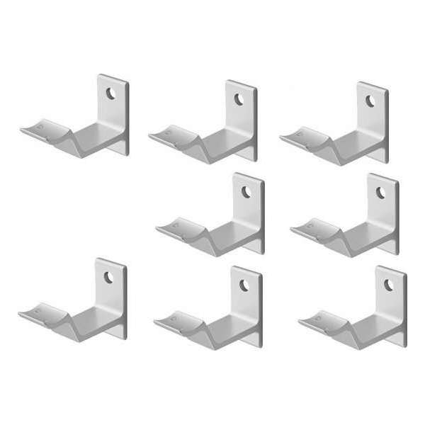 Leuninghouder naturel - Keilboutbevestiging - Hol zadel Hermeta - 3543-01- 8 stuks Leuninghouder naturel - Keilboutbevestiging - Hol zadel Hermeta - 3543-01- 8 stuks