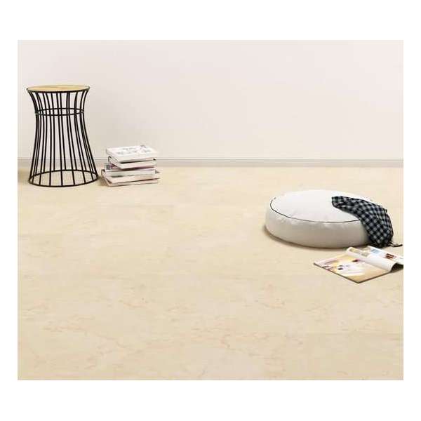 Vloerplanken zelfklevend 5,11 m² PVC beige Vloerplanken zelfklevend 5,11 m² PVC beige