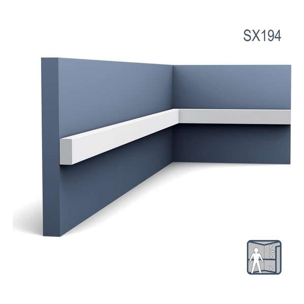 Orac Decor SX194 Plafondlijst | Middenklasse | L 200 x H 2 x B 1 cm Orac Decor SX194 Plafondlijst | Middenklasse | L 200 x H 2 x B 1 cm