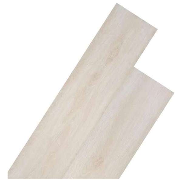 Vloerplanken 5,26 m² 2 mm PVC klassiek wit eiken Vloerplanken 5,26 m² 2 mm PVC klassiek wit eiken