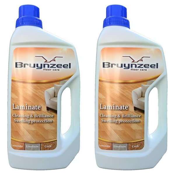 Bruynzeel laminaatreiniger vloerreiniger voor laminaat, linoleum en kurk 2x Bruynzeel laminaatreiniger vloerreiniger voor laminaat, linoleum en kurk 2x
