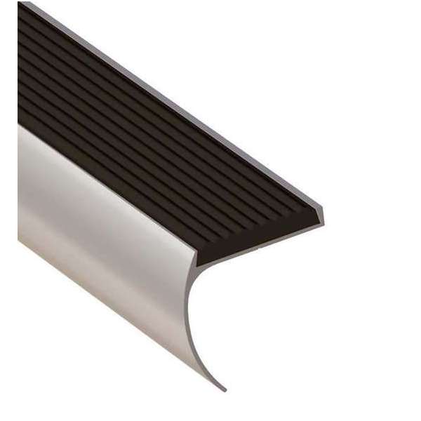 Trapprofiel afgerond zilver 44 x 45 x 1350 mm - 1 Stuk Trapprofiel afgerond zilver 44 x 45 x 1350 mm - 1 Stuk