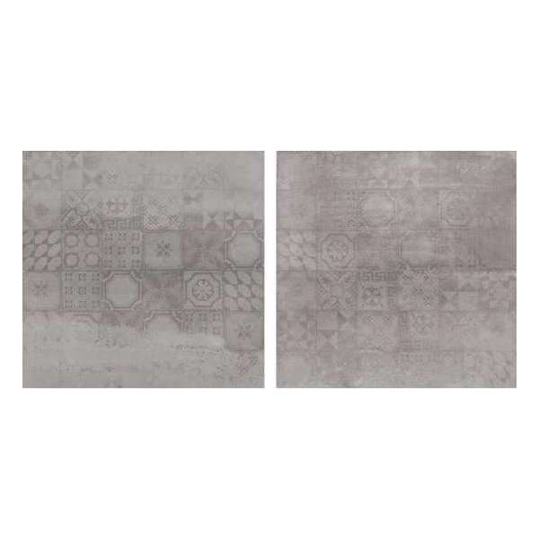 1,5m² - Tegels Concrete Grigio Decor 60x60 cm - Vloer- en wandtegel 1,5m² - Tegels Concrete Grigio Decor 60x60 cm - Vloer- en wandtegel