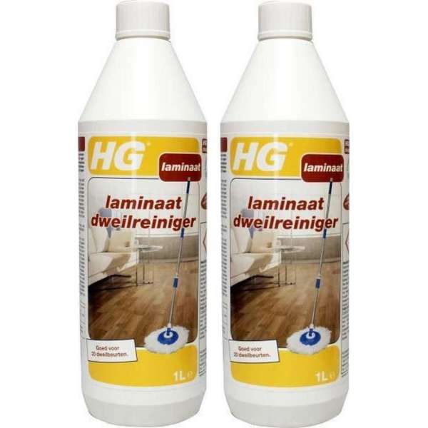 HG Laminaat dweilreiniger 1L - 2 Stuks ! HG Laminaat dweilreiniger 1L - 2 Stuks !