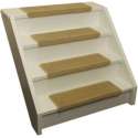 Pakket 15x Elite Soft Licht Beige Rechte Trapmatten 65x22,5x3,5