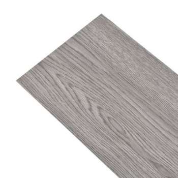 vidaXL - Vloerplanken zelfklevend - PVC - Donkergrijs - 91,5 x 15,2 cm - 36 st