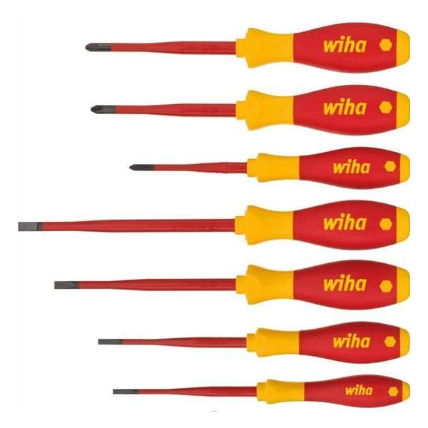 Wiha SoftFinish electric slimFix schroevendraaierset, 7-delig 44867 Wiha SoftFinish electric slimFix schroevendraaierset, 7-delig 44867