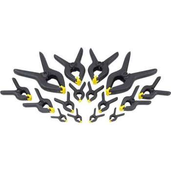 Nylon lijmklemmen set - 16 delig