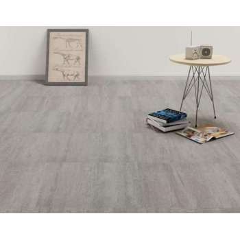Vloerplanken zelfklevend 5,11 m² PVC grijs gespikkeld