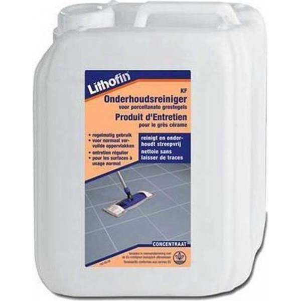 KF Onderhoudsreiniger - Onderhoud volkeramisch KERAMISCHE TEGELS - Lithofin - 5 L KF Onderhoudsreiniger - Onderhoud volkeramisch KERAMISCHE TEGELS - Lithofin - 5 L