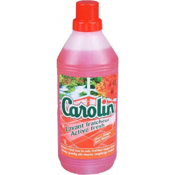 Carolin Vloerreiniger - Active Fresh Rode Bloemen - 2 x 1 Liter Carolin Vloerreiniger - Active Fresh Rode Bloemen - 2 x 1 Liter