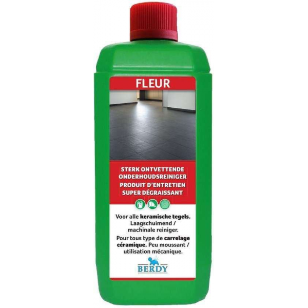 Fleur - Sterk ontvettende reiniger KERAMISCHE TEGELS - Berdy - 1 L Fleur - Sterk ontvettende reiniger KERAMISCHE TEGELS - Berdy - 1 L