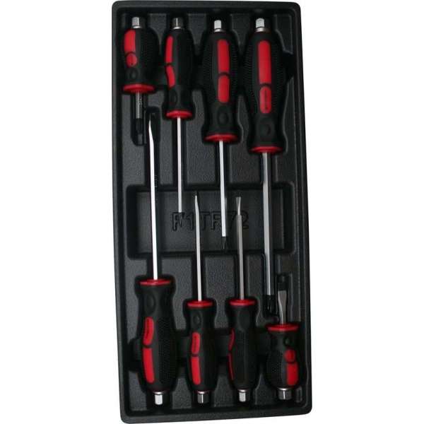 Hofftech Gevulde Gereedschapswagen-Tray Schroevendraaiers Plat / Philips (8-Delig) Hofftech Gevulde Gereedschapswagen-Tray Schroevendraaiers Plat / Philips (8-Delig)