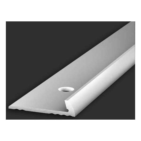Aluminium afsluitprofiel geboord - rond - 4mm x 2,50m Aluminium afsluitprofiel geboord - rond - 4mm x 2,50m
