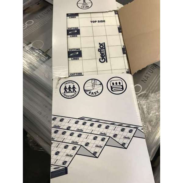 Ondervloer voor Klik Vinyl -pvc-gerflor silence plus 19 db Ondervloer voor Klik Vinyl -pvc-gerflor silence plus 19 db
