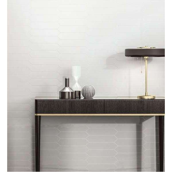 1,14m² - Wandtegels Dimsey Wit 6,5x33,2 - Keuken / Badkamer tegels 1,14m² - Wandtegels Dimsey Wit 6,5x33,2 - Keuken / Badkamer tegels