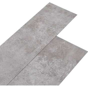 vidaXL Vloerplanken zelfklevend 5.02 m² 2 mm PVC aardegrijs