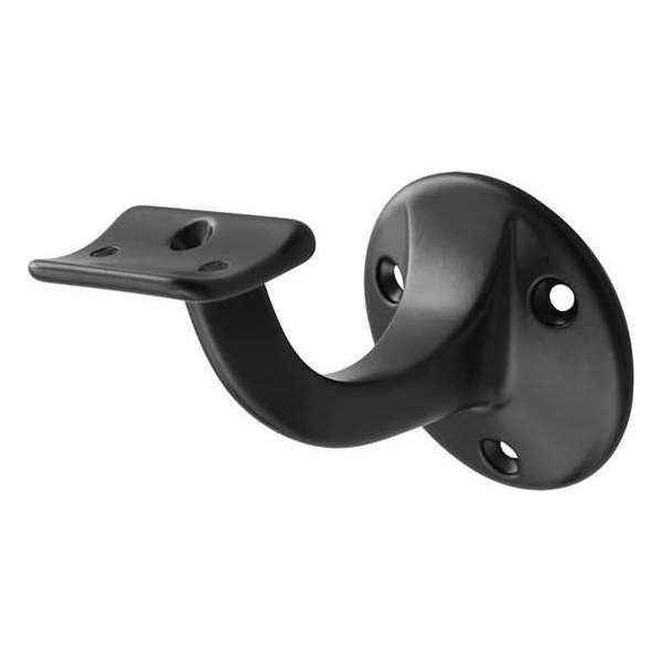 Starx leuninghouder - opschroevend - aluminium - geanodiseerd zwart 65 mm Starx leuninghouder - opschroevend - aluminium - geanodiseerd zwart 65 mm