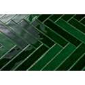 Oud Hollands Handvorm Wandtegel | Oud Groen Mix | 5x25 cm Tegels