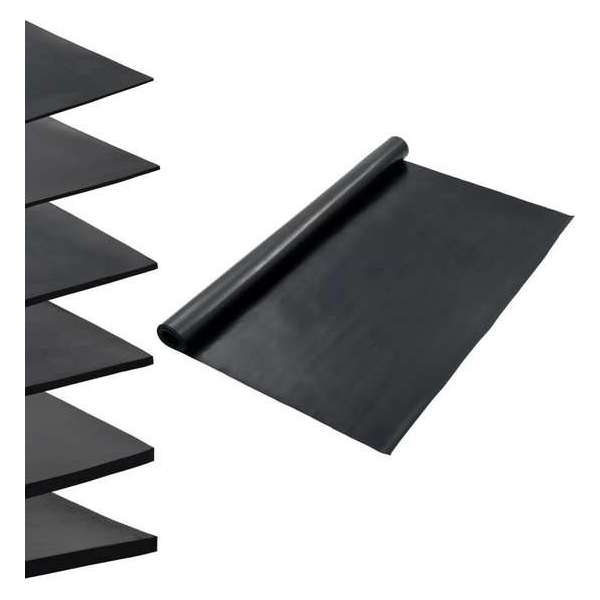 Vloermat anti-slip 1 mm 1,2x2 m rubber glad Vloermat anti-slip 1 mm 1,2x2 m rubber glad