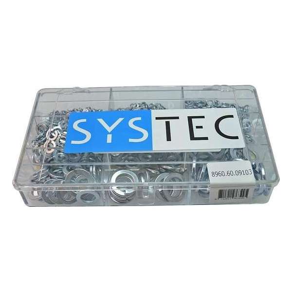 Systec assortimentsdoos 9-vaks veerring Din 127B verzinkt Systec assortimentsdoos 9-vaks veerring Din 127B verzinkt