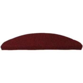 Trapmat Paris Rib 15 stuks rood 21x65 cm haak 4 cm