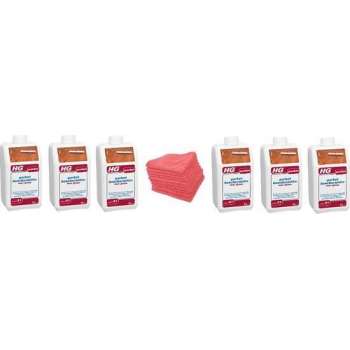 HG parket beschermfilm met glans (HG product 51) Doos 6 Stuks + 10 Microvezeldoeken