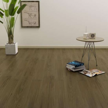 Vloerplanken zelfklevend 4,46 m² PVC bruin