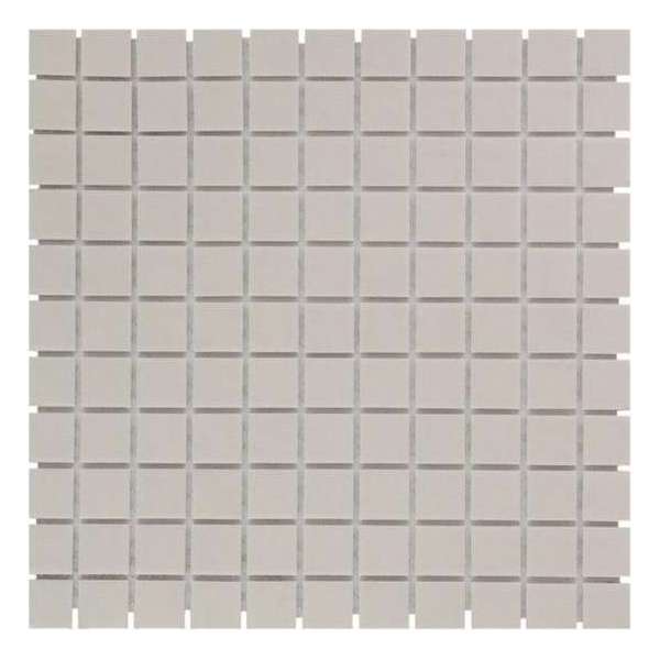 The Mosaic Factory London mozaïektegel 2.3x2.3x0.6cm wandtegel voor binnen en buiten vierkant porselein wit ongeglazuurd The Mosaic Factory London mozaïektegel 2.3x2.3x0.6cm wandtegel voor binnen en buiten vierkant porselein wit ongeglazuurd