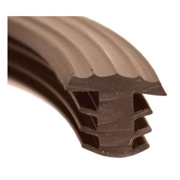 Traptrede Profiel Rubber Bruin , 25 Meter Traptrede Profiel Rubber Bruin , 25 Meter