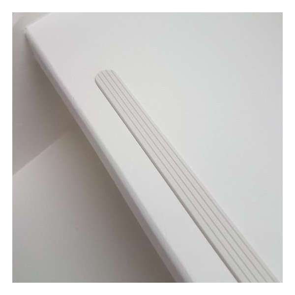 Antislip traptape met ronde uiteinden WIT- 3 strips van 16 mm breed x 75 cm lang Antislip traptape met ronde uiteinden WIT- 3 strips van 16 mm breed x 75 cm lang