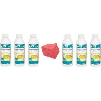 HG voegenreiniger concentraat Doos 6 Stuks + 10 Microvezeldoeken