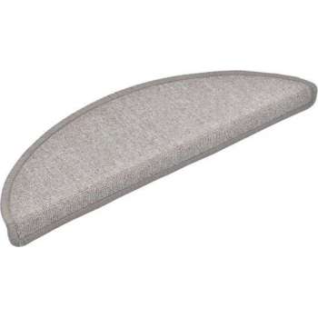 vidaXL 15 st Trapmatten 56x17x3 cm taupe
