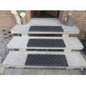 Westfalia Rubberen traptreden zwart 3 stuks